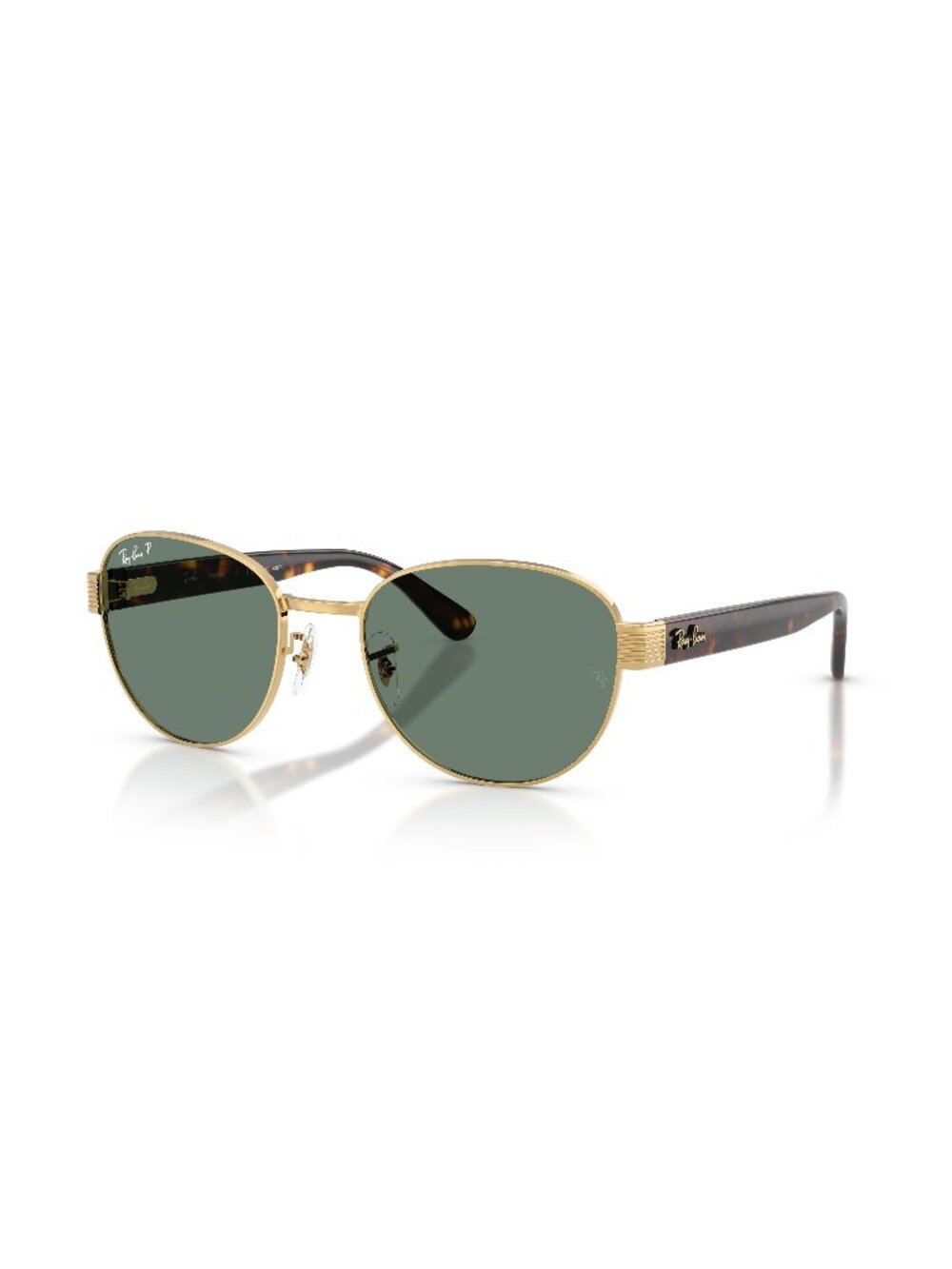 New Ray-Ban Unisex Sunglasses Gold Metal Frame Ray Ban RB3766CH 001 O9 54